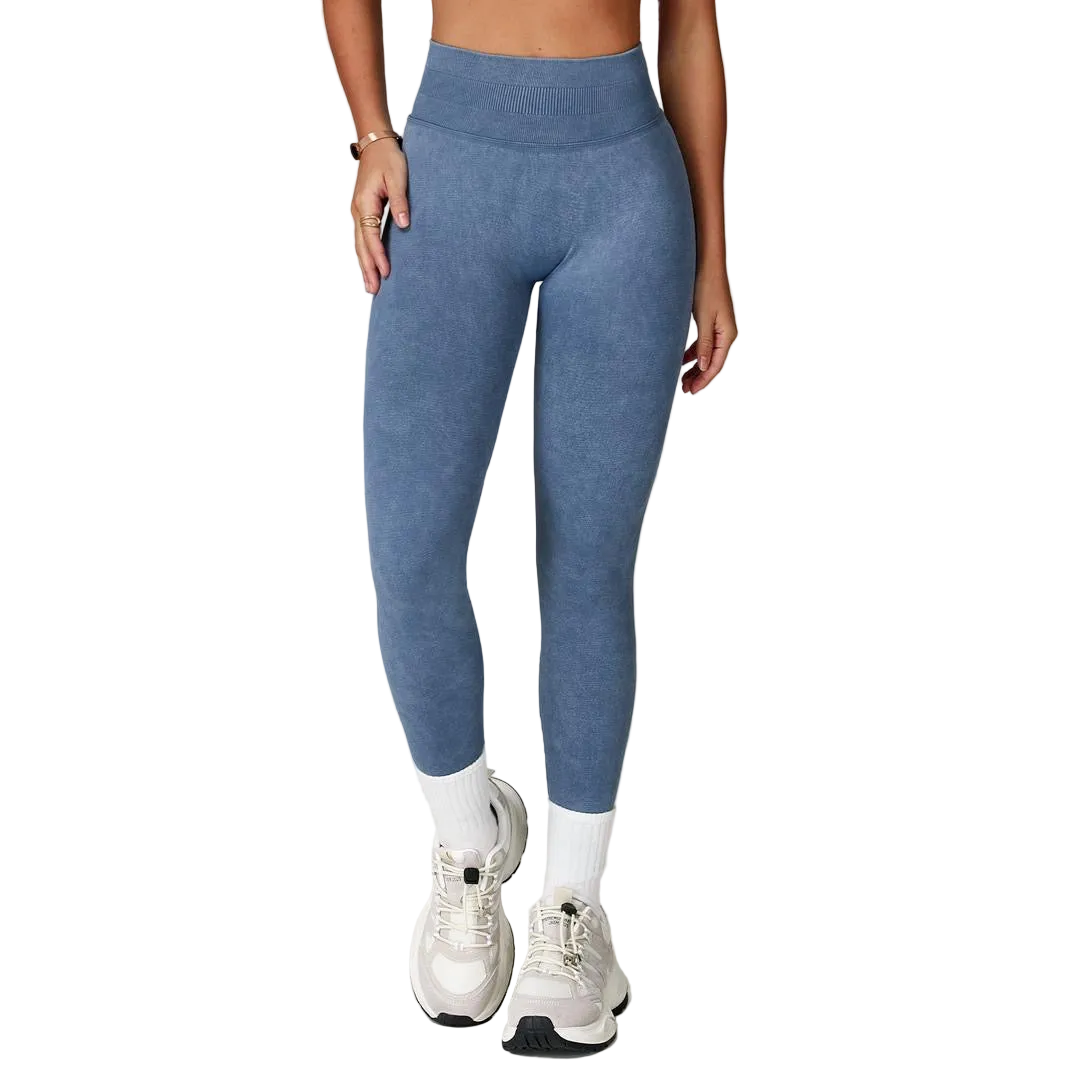 Seamless leggings Blue