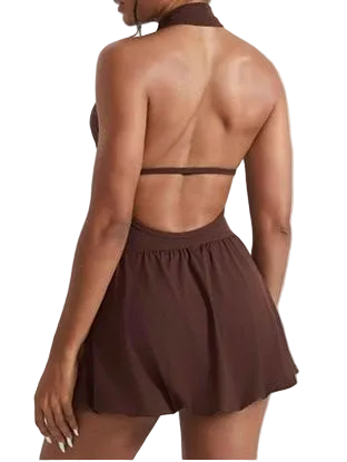 Brown Dress Cute